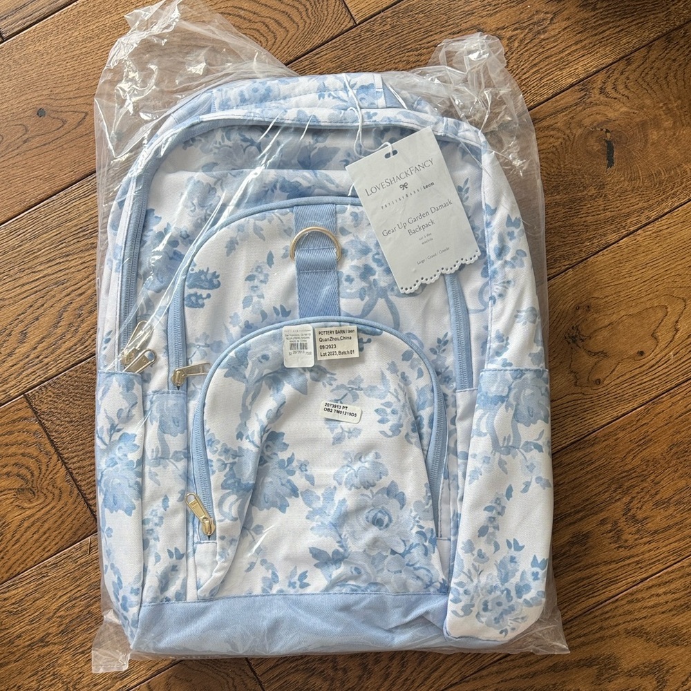 Pottery Barn Teen x LoveShackFancy Large Backpack NWT